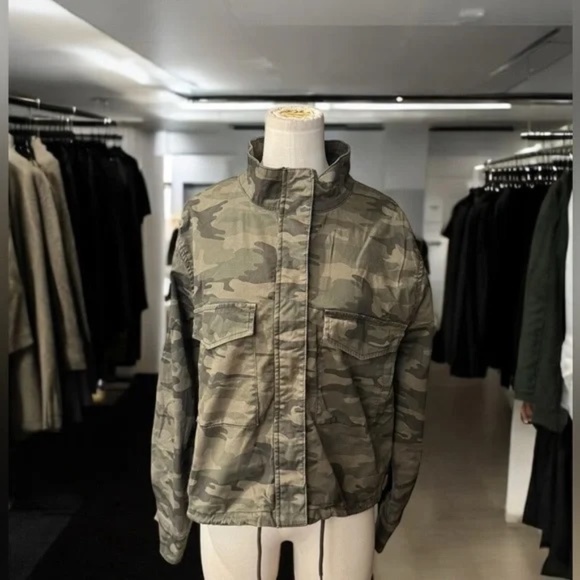 Sanctuary Camouflage Military Jacket Women's L - Picture 1 of 7